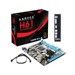 Aarvex H61 DDR3 Motherboard For 2nd | 3rd Gen With NVMe Slot Aarvex H61 DDR3 Motherboard For 2nd | 3rd Gen With NVMe Slot