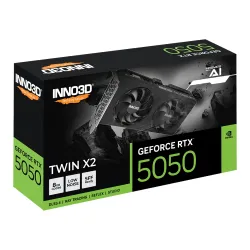 INNO3D Nvidia Graphic Card RTX 5050 8GB DDR6 Twin X2 Dual Fan