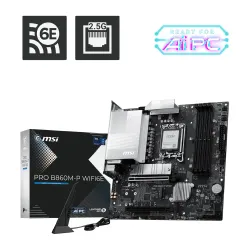 MSI Motherboard PRO B860M-P WIFI6E DDR5 For Ultra Processors