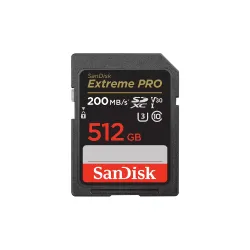 Sandisk SD Card 512GB Extreme Pro For DSLR and Mirrorless Cameras