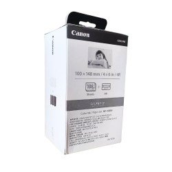 Canon Genuine Color Ink Paper Set (KP-108IN) 100*148mm 4x6 For Selphy CP1000 Printer