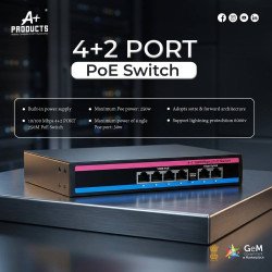 A+ Products Poe Switch 4 Port (4 FE + 2 FE Port) Normal A+ Products Poe Switch 4 Port (4 FE + 2 FE Port) Normal