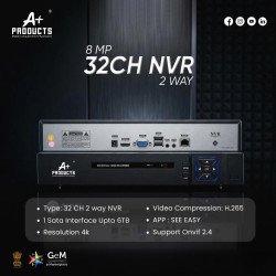 A+ Products 32ch NVR With 2 Way Audio
