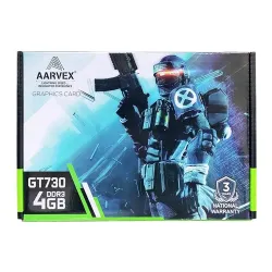 Aarvex Nvidia Graphic Card GT730 4GB DDR3 With HDMI, DVI, VGA Ports Aarvex Nvidia Graphic Card GT730 4GB DDR3 With HDMI, DVI, VGA Ports