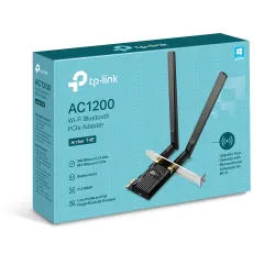 TP-Link AC1200 Wireless Dual Band PCI Express Adapter (Archer T4E) TP-Link AC1200 Wireless Dual Band PCI Express Adapter (Archer T4E)