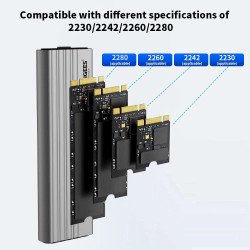 Bungees SSD Casing M.2 | NVMe Enclosure Bungees SSD Casing M.2 | NVMe Enclosure
