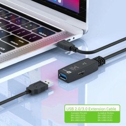 Bungees USB Extension Cable 10m 2.0 Bungees USB Extension Cable 10m 2.0