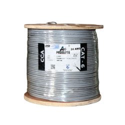 A+ Products CAT6 Lan Cable CCA 305y Grey (0.51mm)