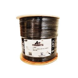 A+ Products CAT6 Lan Cable CCA 305y Black (0.51mm)