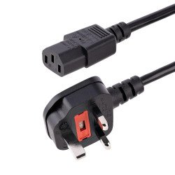 Branded UK Heavy Desktop Power Cord 1.5m