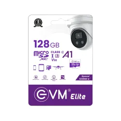 EVM Micro SD Card 128GB Elite For CCTV Camera and Smart Phone EVM Micro SD Card 128GB Elite For CCTV Camera and Smart Phone