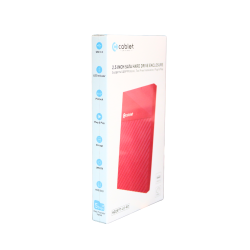 Cablet SSD Casing 2.5 Inch Sata Enclosure USB 3.0 Red Cablet SSD Casing 2.5 Inch Sata Enclosure USB 3.0 Red