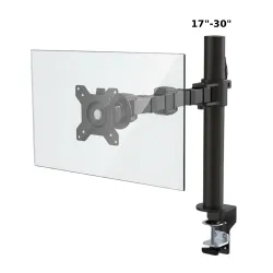 LED Monitor Mount Stand For 1 LED 17"-30" With Table Clamp