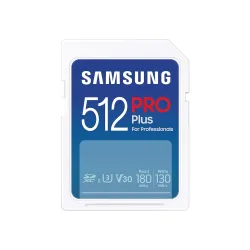 Samsung SD Card 512GB Pro Plus For DSLR Camera (Open Box)