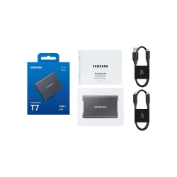 Samsung External SSD 2TB T7 (With USB 3.2) Black Samsung External SSD 2TB T7 (With USB 3.2) Black