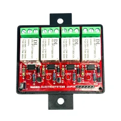 Muonix Relay Module 4ch 12v 10a with Enclosure (RLL00004B)