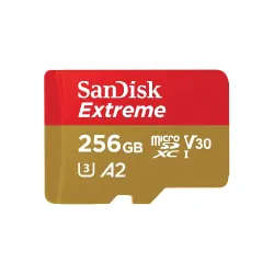 Sandisk Micro SD Card 256GB Extreme for Smartphones | Cameras (Open Box)