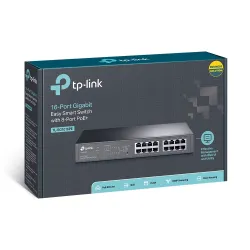 TP-Link 16 Port Gigabit Easy Smart PoE+ Switch (8 Poe GE + 8 GE) TL-SG1016PE TP-Link 16 Port Gigabit Easy Smart PoE+ Switch (8 Poe GE + 8 GE) TL-SG1016PE