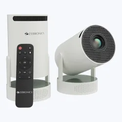 ZEBRONICS PROJECTOR 4K Support 4000 Lumens HDMI | USB | WiFi (PixaPlay 76B)