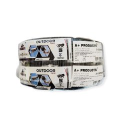 A+ Products 3+1 CCTV Cable Copper 90Y Black (022+14/42)