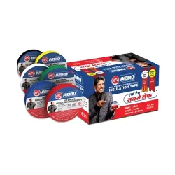 ABRO Pvc Electrical Insulation Tape 18mm x 0.125mm x 6m (Pack Of 30) (Black) ABRO Pvc Electrical Insulation Tape 18mm x 0.125mm x 6m (Pack Of 30) (Black)