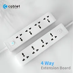Cablet Spike 4 Socket 1 Switch 1.8m Cablet Spike 4 Socket 1 Switch 1.8m