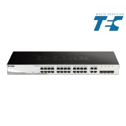 D-Link Desktop LAN Switch 28 Port Gigabit Smart Managed DGS-1210-28