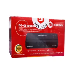 Digisol Desktop LAN Switch 8 Port Gigabit DG-GS1008 Digisol Desktop LAN Switch 8 Port Gigabit DG-GS1008