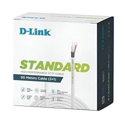 D-Link 3+1 CCTV Cable Copper Standard 90m