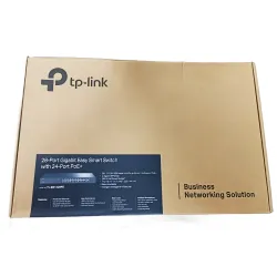 TP-Link 28 Port Gigabit Easy Smart PoE+ Switch (24 GE + 2 GE + 2 GE SFP Port) SG-1428PE TP-Link 28 Port Gigabit Easy Smart PoE+ Switch (24 GE + 2 GE + 2 GE SFP Port) SG-1428PE